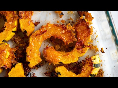 Parmesan Roasted Delicata Squash Recipe