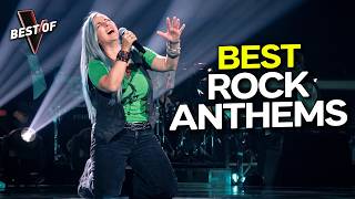 WOMEN Who DESTROYED The Voice Stage With Rock Anthems | Top 15