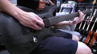 Video thumbnail for Schecter C-1 EX Apocalypse in Rust Grey Sound Check and Demo by Nafiri Music Jakarta