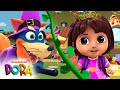 Dora Saves Fairytale Land 4 Hansel Gretel With Dora S Baby Siblings Dora Friends
