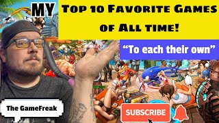 My Top 10 Favorite Video Games of ALL Time #gaming #gameplay #videogames