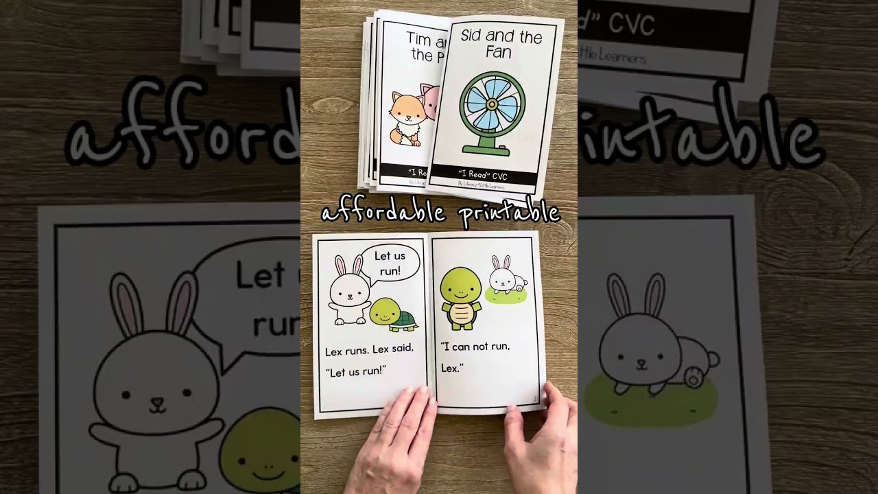 Decodable Books for Kindergarten