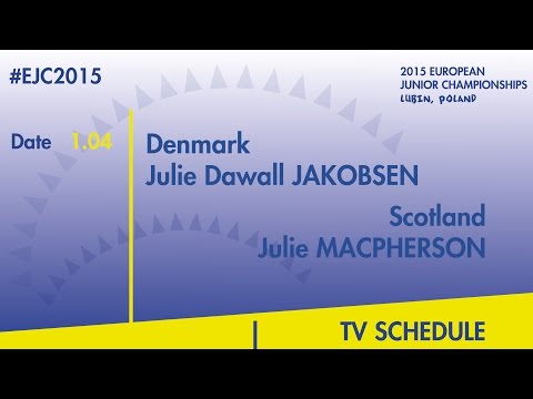 J.D.Jakobsen(DEN) VS. J.Macpherson(SCO) #EJC2015 Lubin, Poland