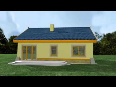 Calineczka - projekt domu pracowni Horyzont