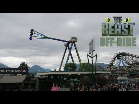 Beast Off-Ride Footage, PNE Playland KMG XXL Frisbee | Non-Copyright