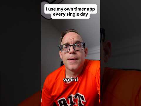 I use my own timer app every single day #productivity thumbnail