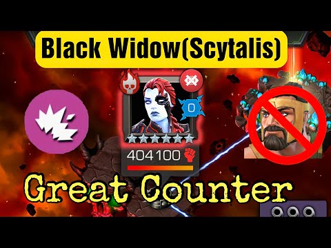 Great Counter | Black Widow ( Scytalis ) Solo | No Hercules