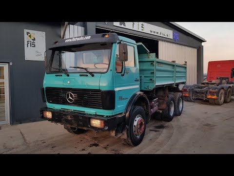 TRUCK MERCEDES 2626 K 6X4 TIPPER FIŠ TRUCKS & MACHINERY SLOVENIA