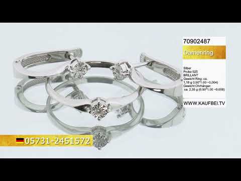 Sokolov Damenring aus 925 Silber mit Brillant