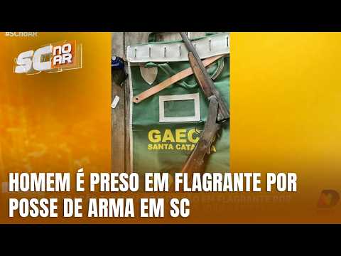 Prisão em flagrante por arma de fogo em São João Batista