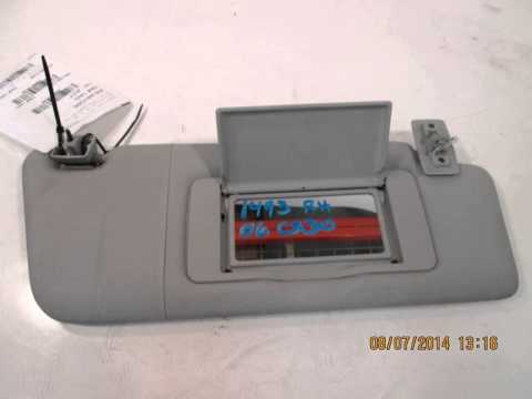 2006 Mercedes C230 Sun Visor RH GREY GOOD SHAPE 203TYPE - mbiparts.com Used OEM Mercedes Part... OEM