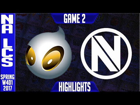 Dignitas vs Team EnVyUs Game 2 - NA LCS W4D3 Spring 2017 - DIG vs NV G2