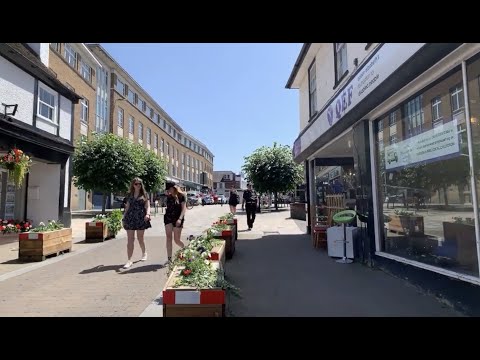 Leatherhead Town Centre, Surrey England.