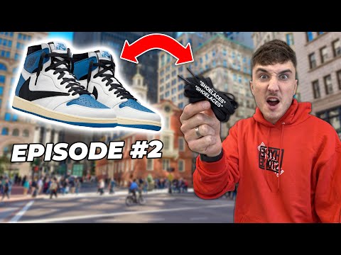Trading Shoe Laces For Travis Scott x Fragment Jordan 1 (Episode #2)