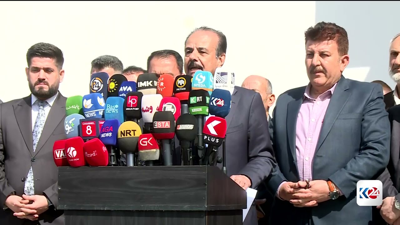 ڤیدیۆ | کۆنفڕانسی رۆژنامەوانی لایەنە کوردستانییەکان لە کەرکووک