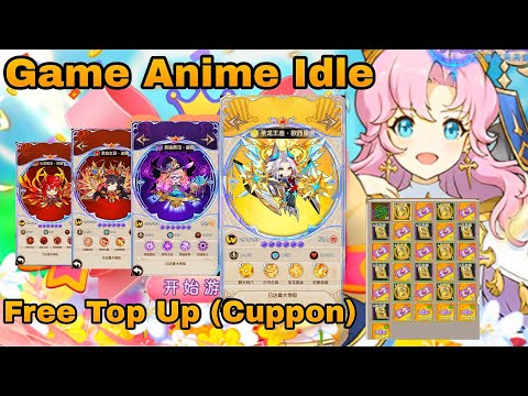Game Anime Idle P-Server Free Top Up Cuppon - Free Hero VIP Up to Max - Voice Japanese