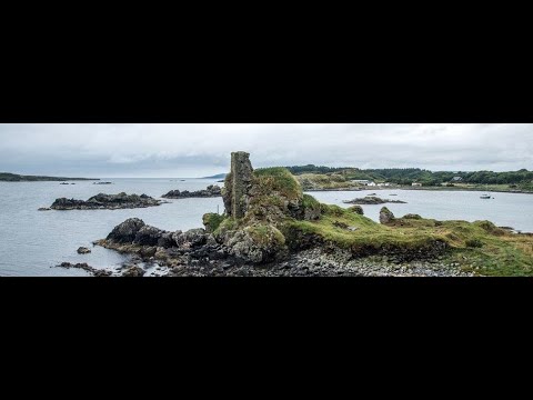 Dunyvaig Castle With Music On History Visit To Island Of Islay Inner Hebrides Scotland