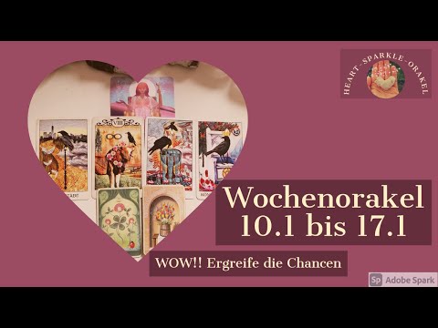Wochenorakel 🍀 GLÜCKSWOCHE Wunderbare Chancen Habe MUT 🦋  Einladung Absolute ERFÜLLUNG in der Liebe