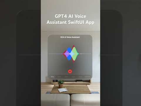 Build GPT4 AI Voice Assistant SwiftUI App #iosdevelopment #swiftui #gpt thumbnail