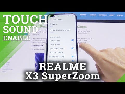How to Activate Touch Sounds in REALME X3 SuperZoom – Manage Touch Tones