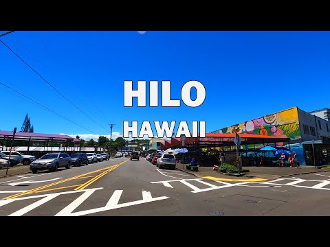 Hilo, Hawaii - Driving Tour 4K