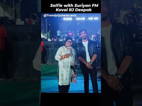 With Suriyan FM Kovai RJ Deepak#yt#tamil #suriyanfm#kovai#rjdeepak#salem#musicconcert#swethamohan