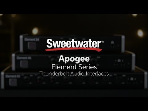 Apogee Element Audio Interface Series Overview