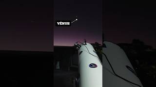 Planeta Vênus através do Telescópio, na atual fase com 70% de iluminação solar