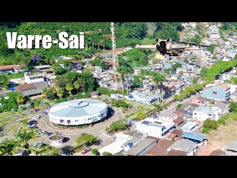 Imagens aéreas de Varre-Sai, RJ. 