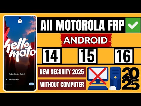 ✅ How to Bypass Google Lock on Motorola in 2025 Android 14/15/16 (No PC, 100% Working!)