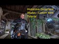 Immersive Equipment Display For Custom Items