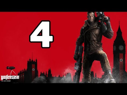 Wolfenstein: The New Order Walkthrough Part 4 - No Commentary Playthrough (PS4/Xbox One)
