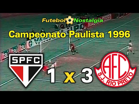 São Paulo 1 x 3 América-SP - 20-04-1996 ( Campeonato Paulista )