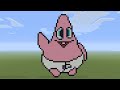Minecraft Pixel Art Baby Patrick