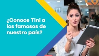 ¿Conoce Tini Stoessel a los famosos de España?