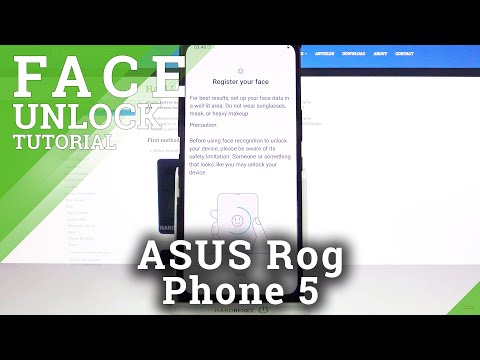 How to Set Up Face Unlock in ASUS Rog Phone 5 – Face Recognition