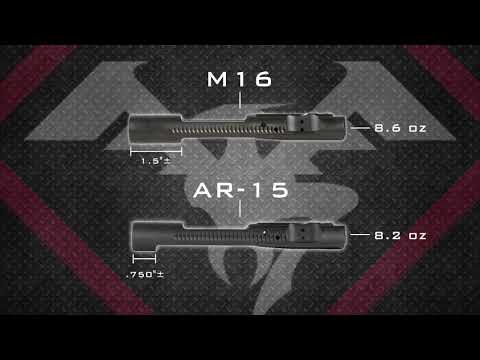 Quickies Ep. 08 - What's the Difference Between AR-15 and M16 Bolt Carriers?