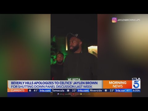 Beverly Hills apologizes to NBA star Jaylen Brown for shutting down event
