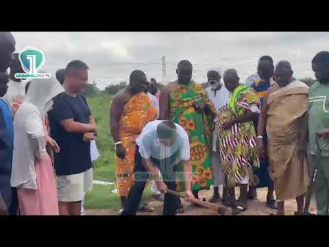 Nungua Traditional Stool Authority Breaks Ground for Borteyman Plastics Factory