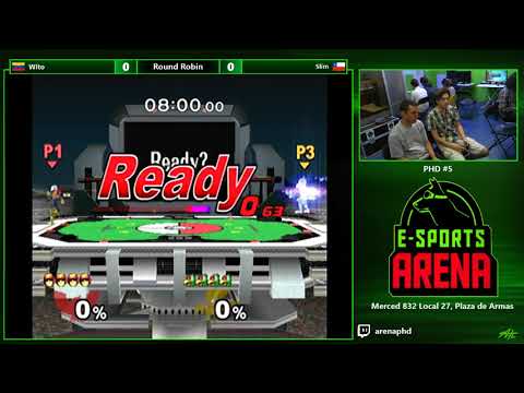 PHD #5 SSBM - Wito (C. Falcon) vs. Slim (Falco) - RR