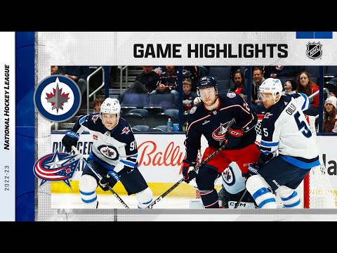Jets @ Blue Jackets 2/16 | NHL Highlights 2023