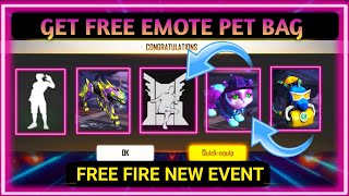 HOW TO UNLOCK ALL EMOTES IN FREE FIRE NEW TRICKS  || Get Free Emotes & Pet Skin in Garena Free Fire
