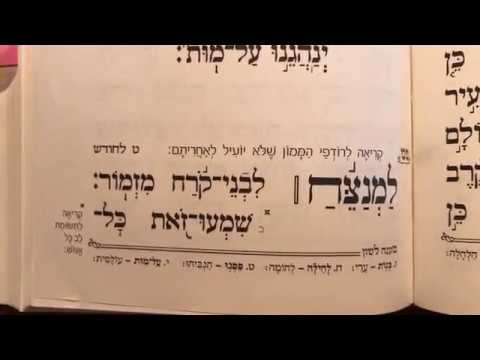 תהלים פרק מט׳ Tehilim perek 49 Psalms chapter 49 למנצח לבני קרח מזמור שמעו זאת כל העמים