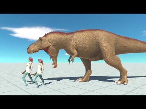 TREX vs 2x EVERY UNIT - Animal Revolt Battle Simulator