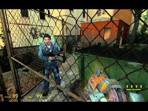 Let's Play Half Life 2 part 30 - Hopping over mines
