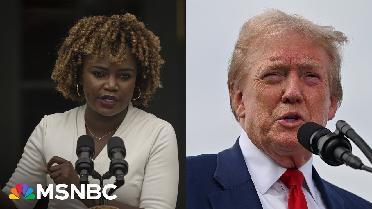 Tensions erupt at White House press briefing over Springfield, Ohio