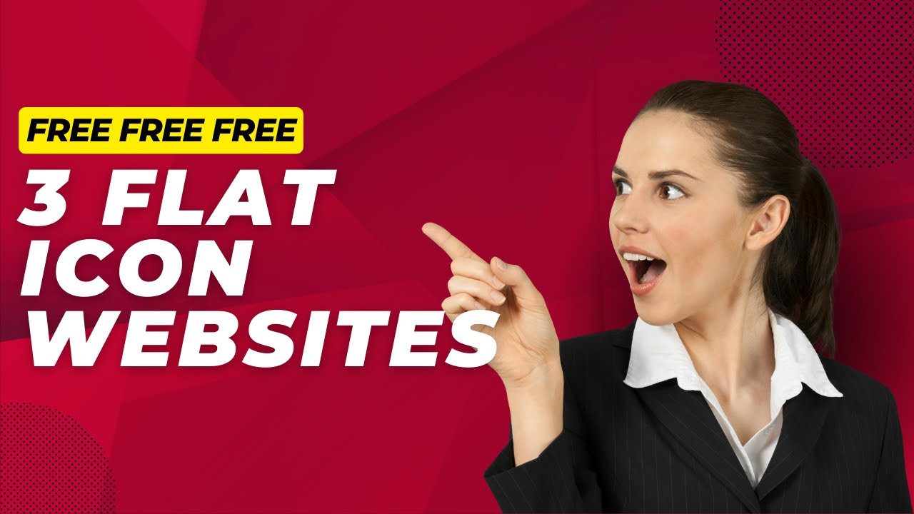 Top 3 Flat Icon Websites | Free Websites For Flat Icons