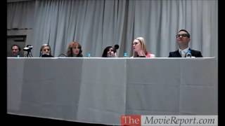 THE NEON DEMON talk with Elle Fanning, Nicolas Winding Refn, Jena Malone, Christina Hendricks