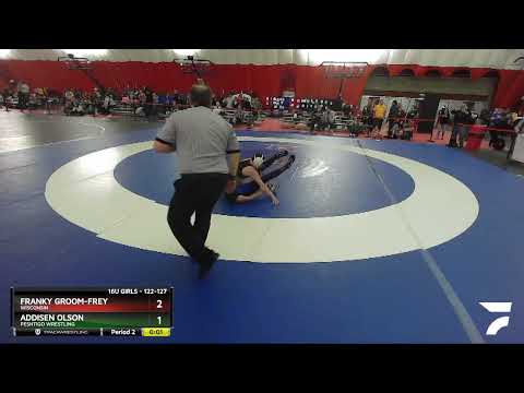 122-127 Lbs Round 5 - Addisen Olson, Peshtigo Wrestling Vs Franky Groom-Frey, Wisconsin C894
