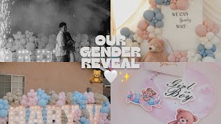 Our Gender Reveal 🧸🤍✨